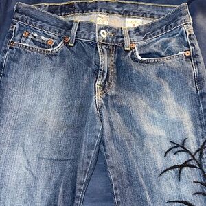 Lucky Brand Dark Blue Straight Leg Jeans